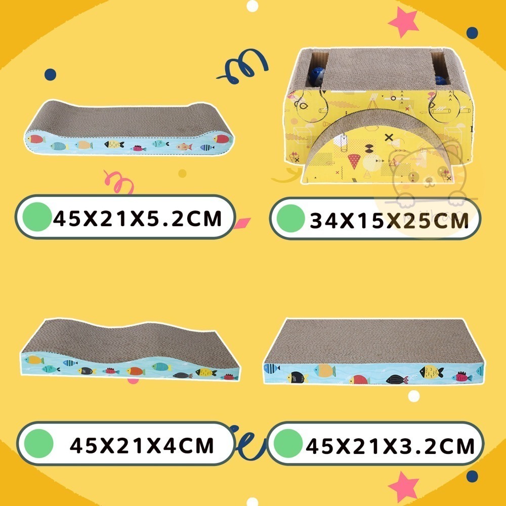 💖貓抓板💖 貓咪抓板 貓玩具 貓咪玩具 寵物玩具 抓板貓抓盆貓抓窩圓形三角貓用品貓爪板貓咪紙箱猫抓板大貓小貓貓咪打-細節圖4