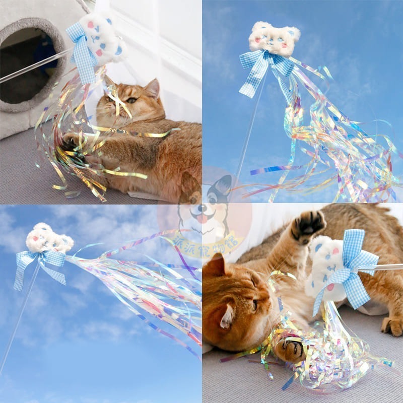 ✨超美🥹 流蘇逗貓棒 逗貓棒 貓玩具 貓咪玩具寵物玩具逗貓逗貓玩具貓玩具貓幼貓玩具豆貓棒貓的玩具響紙貓咪小貓玩具貓咪-細節圖3