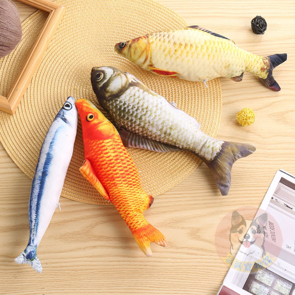 🐠貓薄荷魚🐠 貓玩具 貓咪玩具 寵物玩具 幼貓玩具 貓薄荷貓草玩具仿真玩具貓草魚貓薄荷玩具毛絨魚小貓抱枕娃娃貓草包-細節圖9