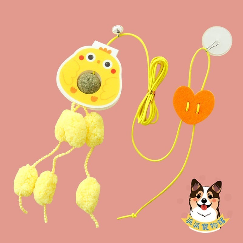 盪呀盪沒煩惱😗 彈力盪鞦韆玩具 貓薄荷玩具蟲癭果貓薄荷球貓玩具貓咪玩具寵物玩具逗貓逗貓玩具貓幼貓玩具貓的玩具貓咪小貓-規格圖11