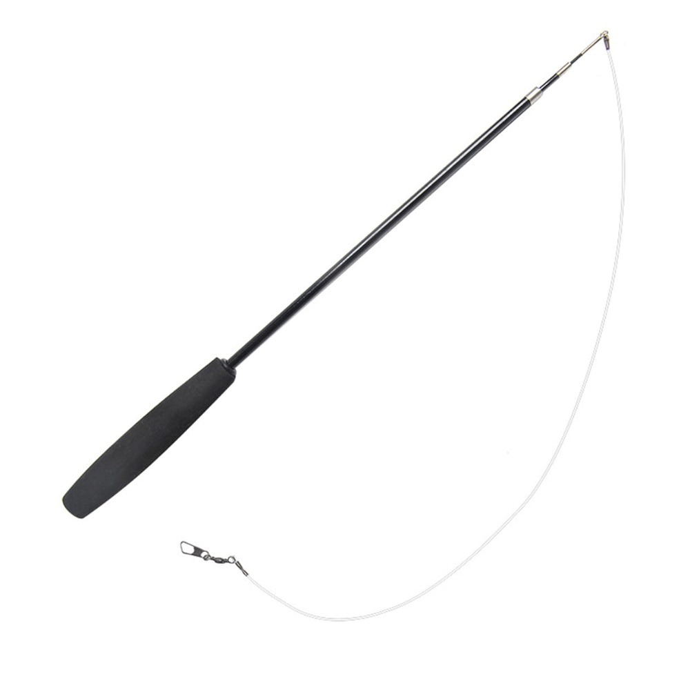 黑柄黑桿三節伸縮