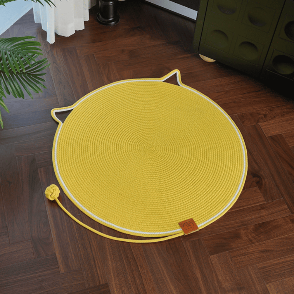 🐱棉繩貓耳墊🐱 貓抓墊 貓抓板 棉繩墊 貓墊 防貓抓 貓爪板 貓墊子貓抓板貓玩具貓咪玩具寵物玩具貓窩裝飾幼貓小貓玩-規格圖8