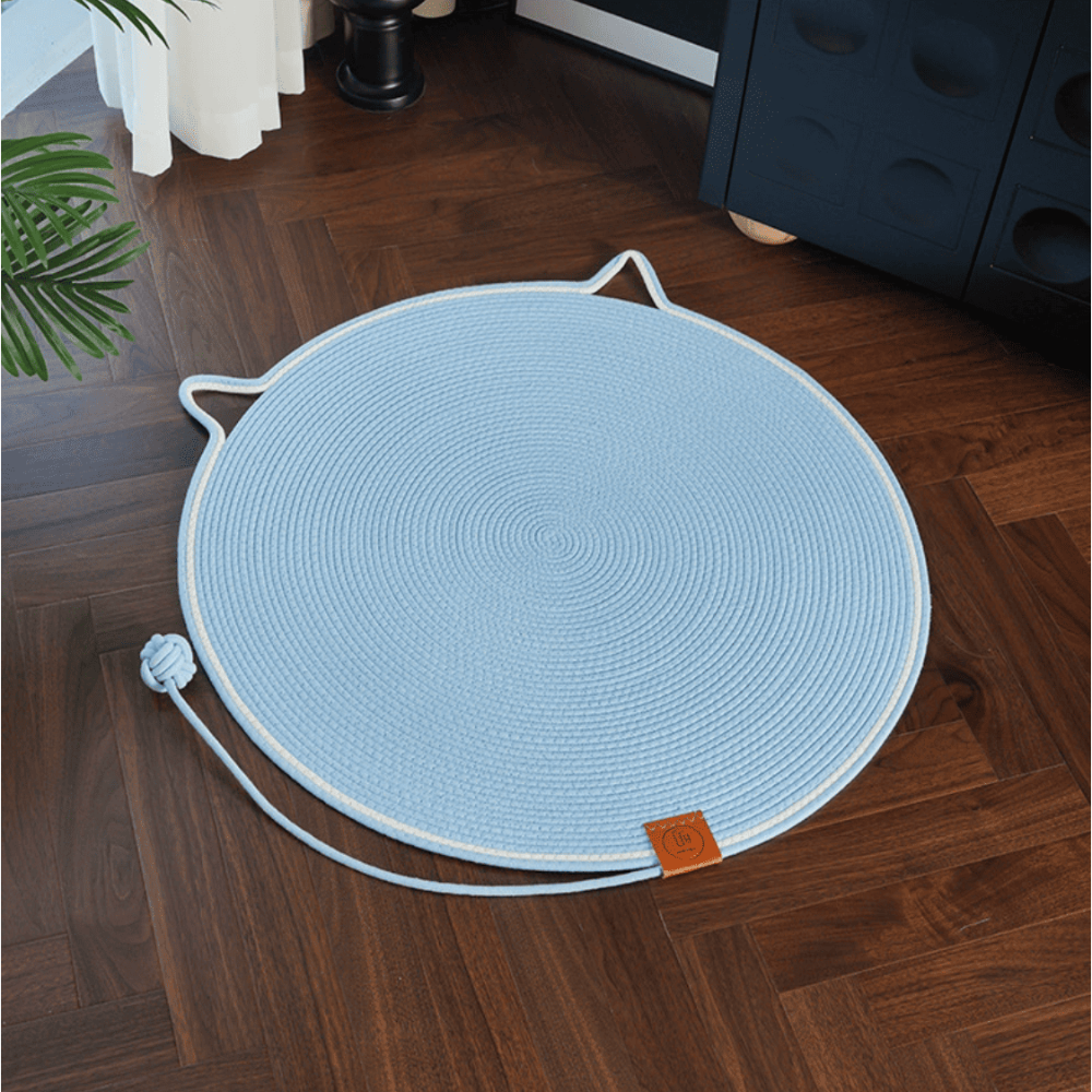 🐱棉繩貓耳墊🐱 貓抓墊 貓抓板 棉繩墊 貓墊 防貓抓 貓爪板 貓墊子貓抓板貓玩具貓咪玩具寵物玩具貓窩裝飾幼貓小貓玩-規格圖8