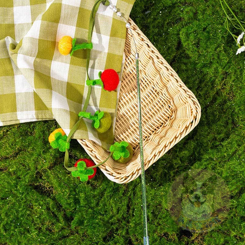 好柿發生🍊🍊 串串小柿子 貓咪小玩具 貓玩具 貓草玩具 貓抓寵物幼貓毛絨球鈴鐺球貓逗貓小貓貓玩具球貓薄荷貓草包貓咪-細節圖5