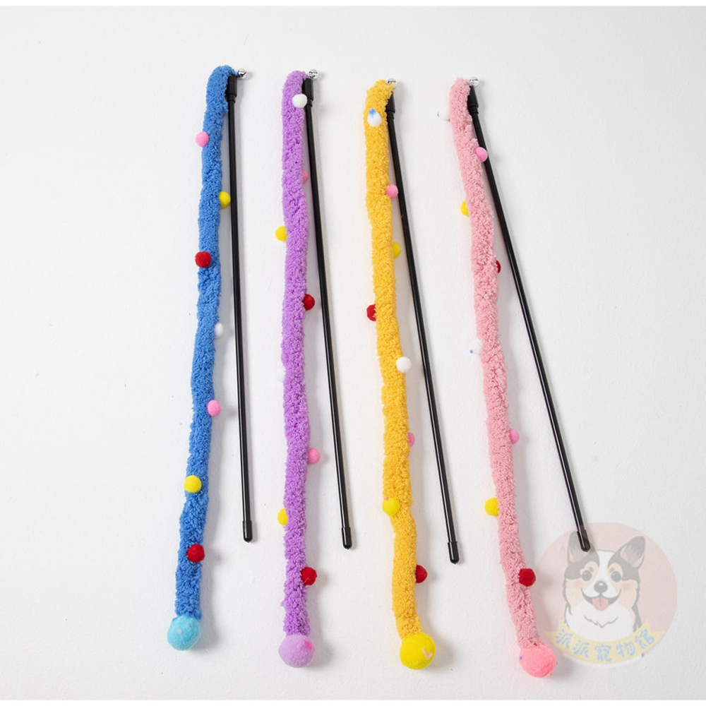 ❤️毛絨球球❤️ 絨條逗貓棒 逗貓棒 貓玩具貓咪玩具寵物玩具逗貓逗貓玩具貓玩具貓幼貓玩具豆貓棒貓的玩具貓咪小貓玩具貓用-細節圖4