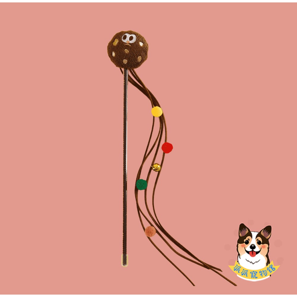 超可愛( ⌯‘֊‘⌯) 立體造型逗貓棒 逗貓棒 貓玩具貓咪玩具寵物玩具逗貓逗貓玩具貓玩具貓幼貓玩具豆貓棒貓的玩具貓咪小貓-規格圖9
