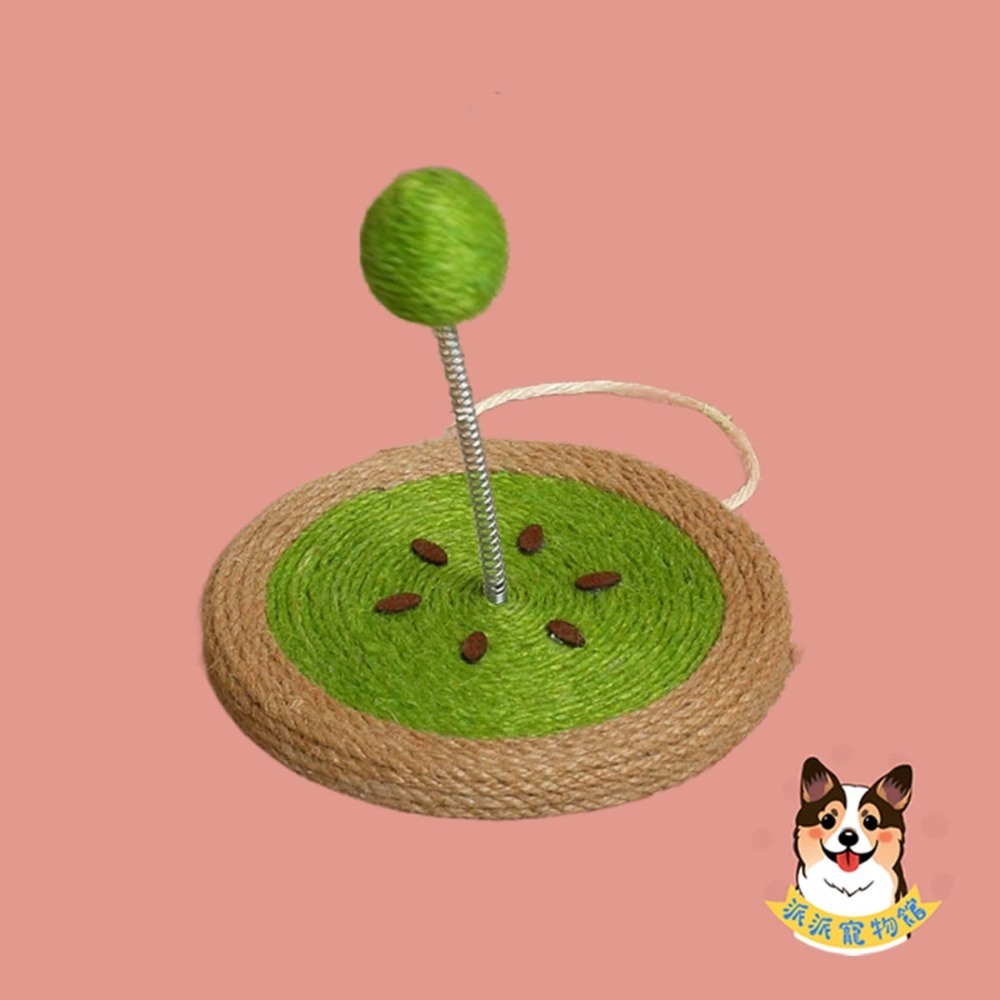 ☁️彈簧貓抓球☁️ 貓抓球 貓抓板 劍麻墊 貓抓 貓爪板 彈簧球麻繩抓板貓玩具貓咪玩具寵物玩具牆壁裝飾幼貓小貓玩具用品-規格圖6