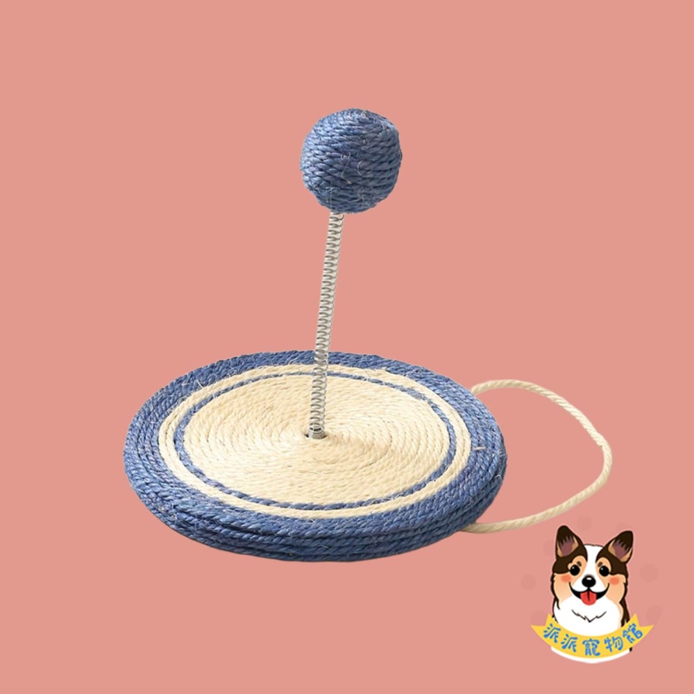 ☁️彈簧貓抓球☁️ 貓抓球 貓抓板 劍麻墊 貓抓 貓爪板 彈簧球麻繩抓板貓玩具貓咪玩具寵物玩具牆壁裝飾幼貓小貓玩具用品-規格圖6
