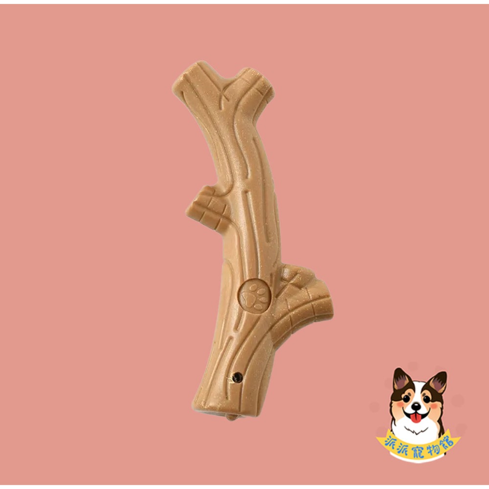 天然松木磨牙棒🪵 狗狗玩具 磨牙玩具 寵物玩具 狗玩具 小狗玩具 大型犬大狗啃咬木頭樹枝骨頭狗狗玩具球寵物玩具狗啃咬-規格圖3