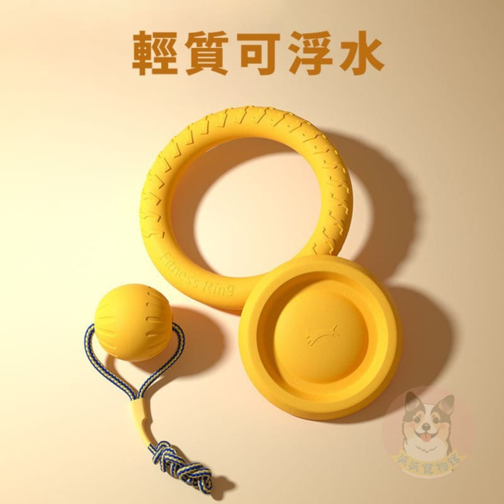 EVA💛黃色狗狗玩具💛 狗玩具 狗狗玩具 寵物玩具 大狗玩具 狗飛盤 寵物飛盤戶外互動玩具中大型犬黃金獵犬邊境牧羊-細節圖4