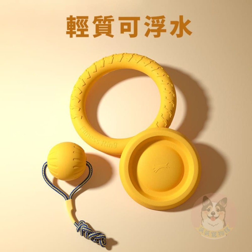 EVA💛黃色狗狗玩具💛 狗玩具 狗狗玩具 寵物玩具 大狗玩具 狗飛盤 寵物飛盤戶外互動玩具中大型犬黃金獵犬邊境牧羊-細節圖4