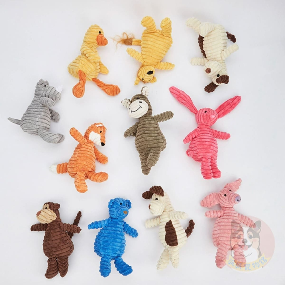 🐷燈芯絨玩具🦊 狗玩具 寵物玩具 寵物娃娃 狗狗玩具 啾啾玩具 小狗玩具 幼犬玩具 發聲玩具毛孩毛絨狗狗磨牙陪睡玩-細節圖7