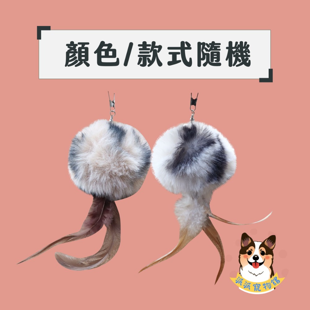 多款漂亮羽毛😍 替換頭 逗貓棒 貓玩具 貓咪玩具 寵物玩具 逗貓鈴鐺幼貓玩具豆貓棒貓的玩具貓咪小貓玩具用品羽毛響紙流-規格圖1