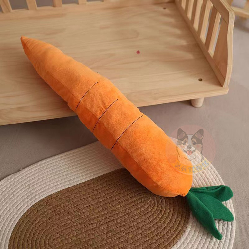 🥕巨無霸紅蘿蔔🥕 狗狗玩具 寵物娃娃 大狗玩具 狗玩具 狗狗大玩具 寵物玩具 發聲玩具 幼犬玩具寵物發聲響紙啾啾玩-細節圖5