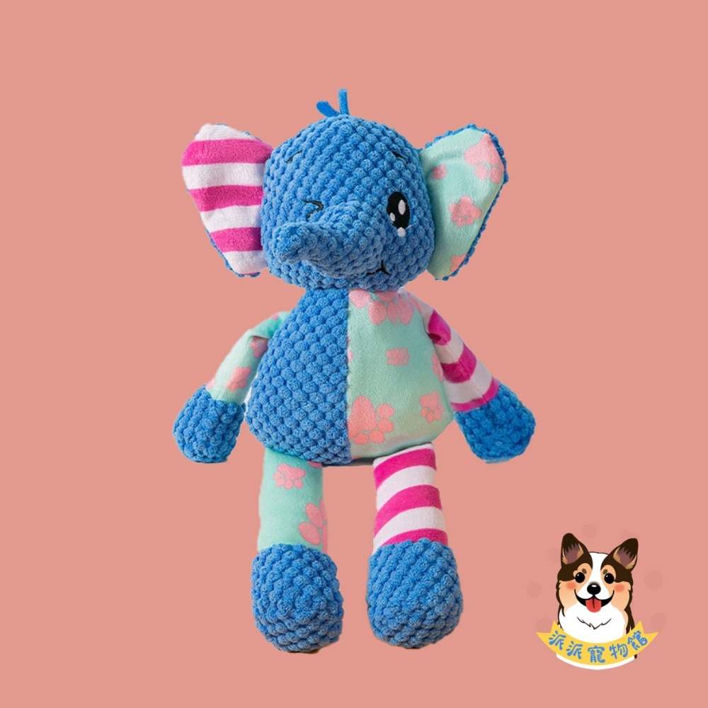 🐻玉米粒絨玩具🦁️ 寵物娃娃 大狗玩具 狗玩具 狗狗玩具 寵物玩具 發聲玩具 幼犬玩具 寵物發聲玩具狗狗獅子大象鴨-規格圖8