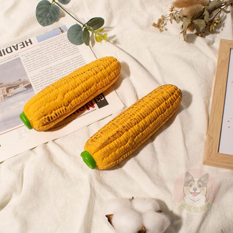 🌽烤玉米🌽 乳膠玩具 玉米玩具 狗玩具 啾啾玩具 發聲玩具 狗狗玩具 寵物玩具 玉米 仿真玩具磨牙狗狗小狗玩具幼犬-細節圖2