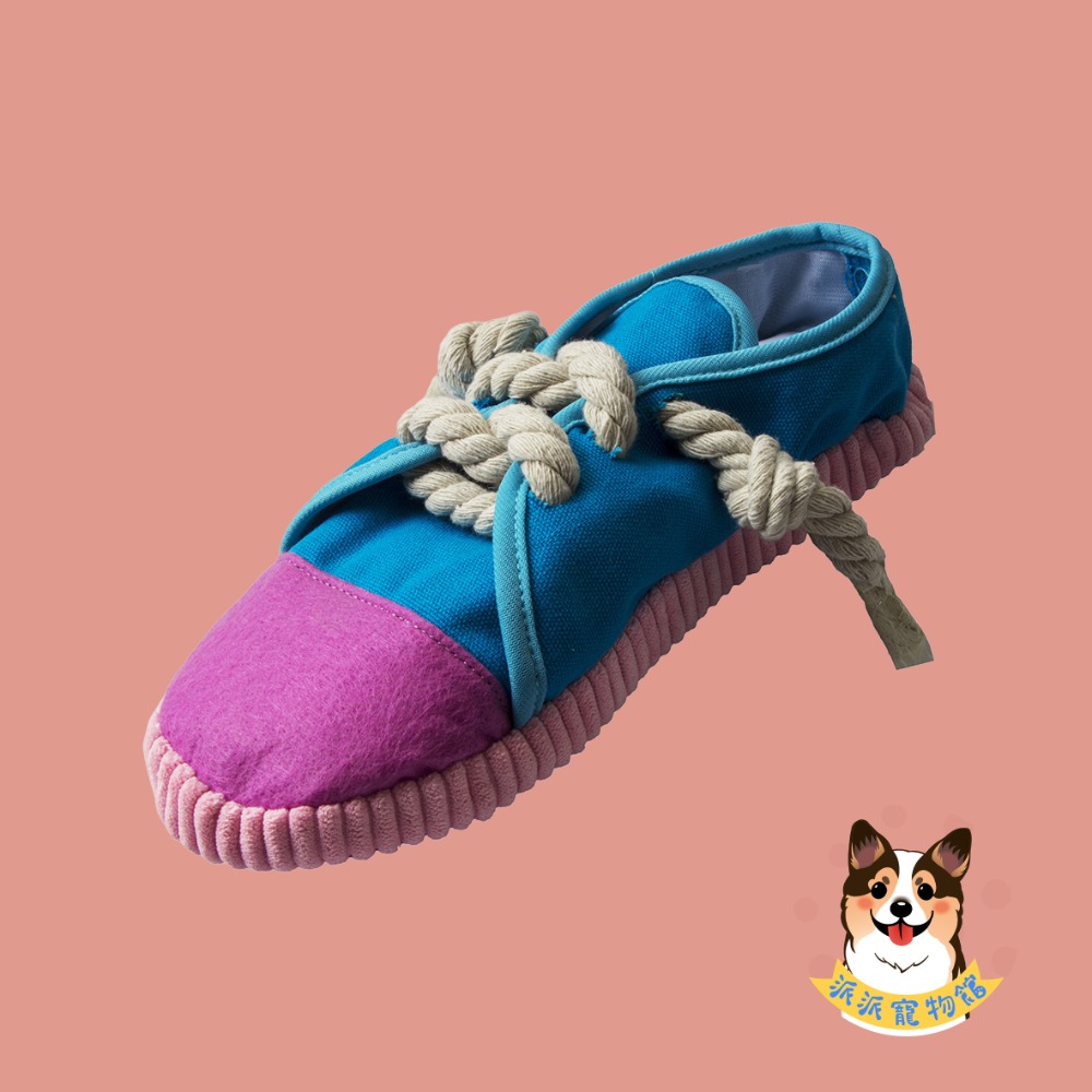 👟狗生最愛😍 狗狗鞋子玩具 狗玩具 幼犬玩具 狗狗玩具 寵物玩具棉繩玩具發聲玩具磨牙玩具鞋子寵物鞋子狗小狗玩具小狗-規格圖3
