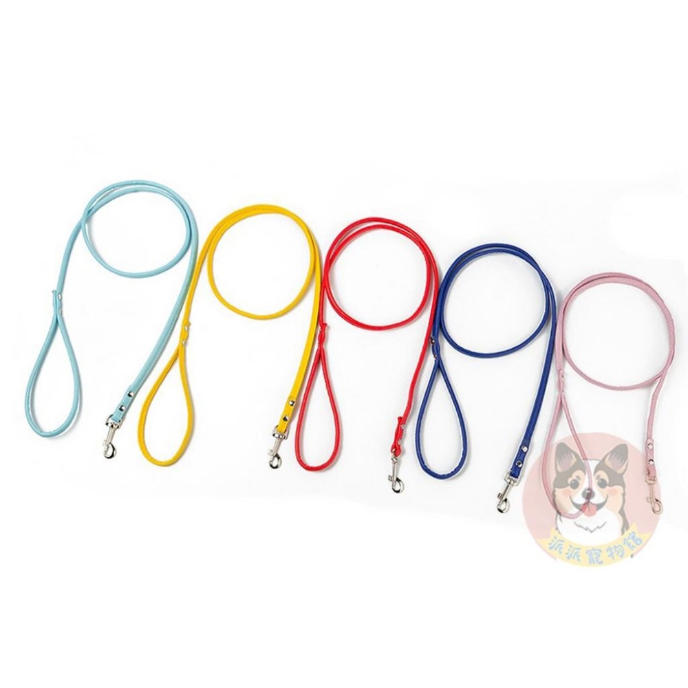 💖PU皮牽繩💖 牽繩 寵物牽繩 狗牽繩 牽引繩 狗繩 遛狗繩 狗狗牽繩 小型犬牽繩 皮革牽繩 寵物繩 狗狗用品狗用品狗狗-細節圖2
