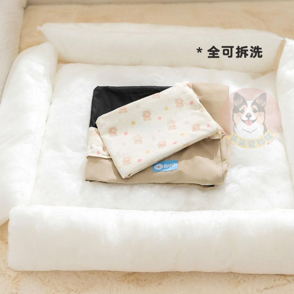 🐻荷葉花邊熊窩🐻 寵物窩 寵物床 狗窩 貓窩 寵物睡窩 狗床 貓床 寵物睡墊 貓咪窩 狗狗床 狗睡窩 窩 狗狗床睡窩沙發-細節圖4
