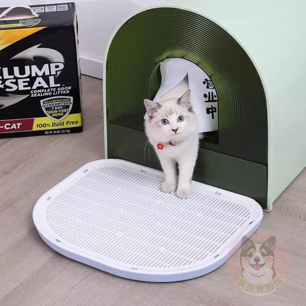 半圓形貓砂墊💕 貓砂墊 落砂墊 貓墊 貓沙墊 貓咪墊 落砂墊貓砂墊 貓墊子 貓咪 寵物墊 貓用品貓咪用品幼貓半圓形墊子-細節圖4