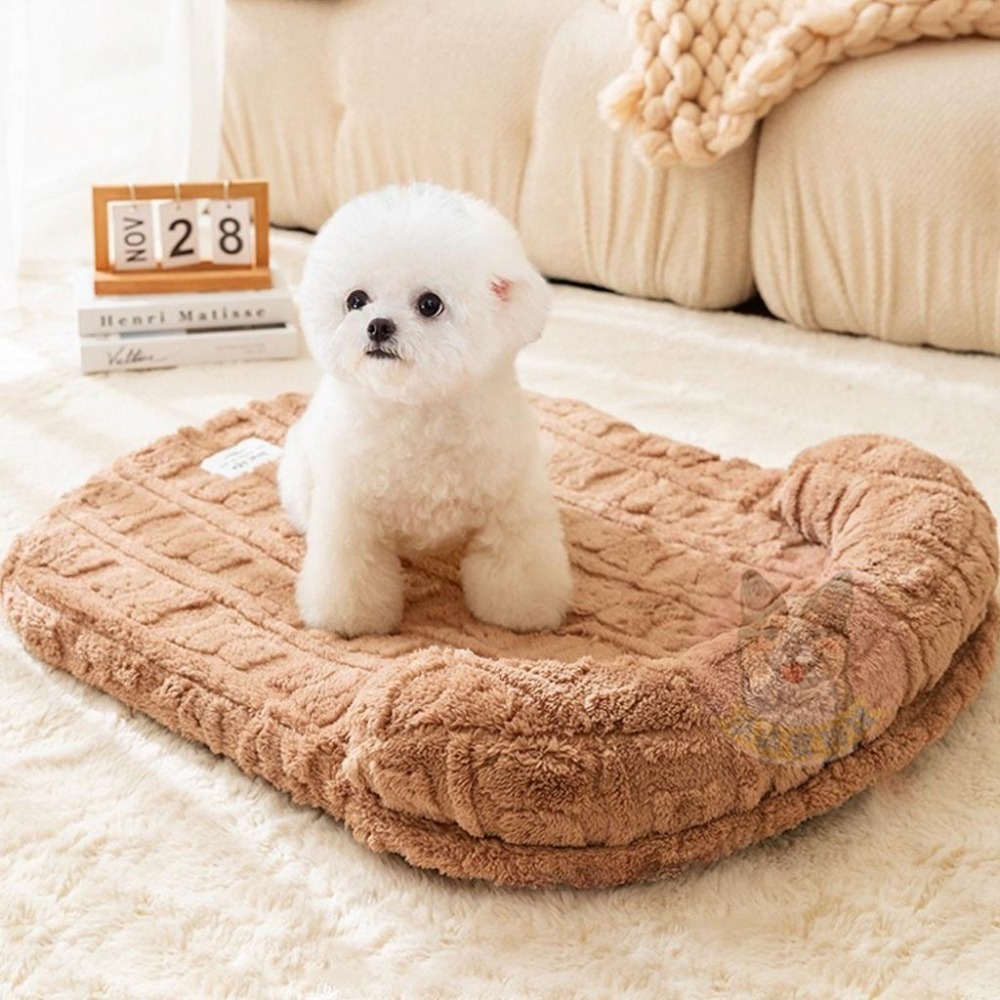 🩶棕色小熊絨窩🩶 貓窩 狗窩 寵物窩 窩 寵物床 狗床 寵物睡墊 寵物墊子 寵物墊 狗狗床 貓床 寵物睡窩 貓咪窩 貓咪-細節圖6