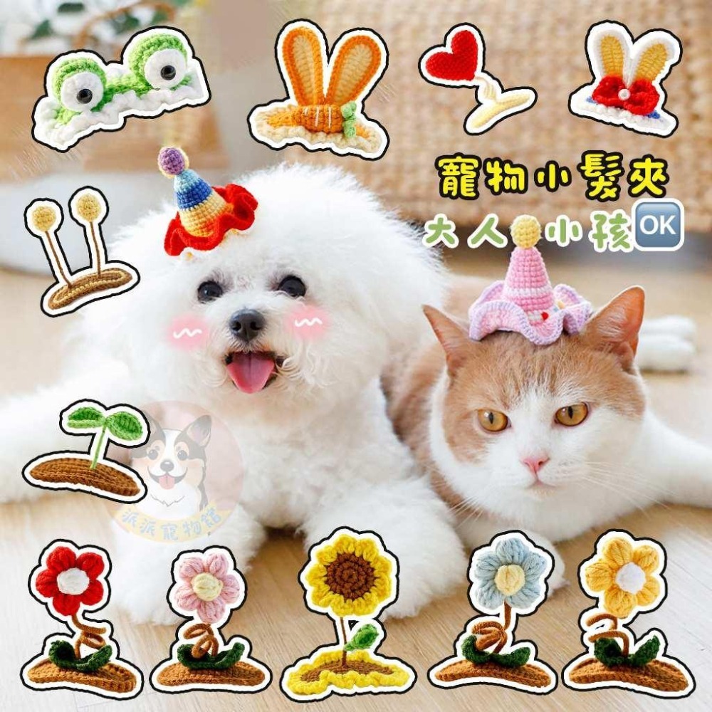 🌼寵物髮夾🌼 寵物帽子 寵物帽 寵物夾子 寵物髮夾 狗狗髮夾 貓咪髮夾 髮夾 狗狗帽 貓咪帽 狗帽 貓帽 寵物頭飾配件-細節圖7