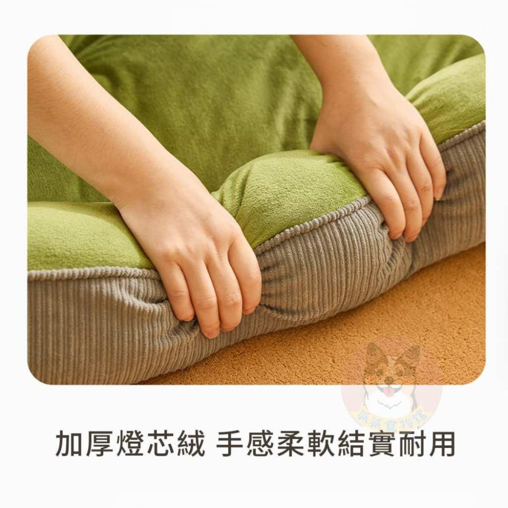 做你的靠山⛰️ 狗窩 狗床 狗狗窩 狗狗床 貓窩 寵物床 寵物窩 寵物睡墊 寵物床窩 狗狗 冬天保暖柴犬柯基寵物墊大狗-細節圖4
