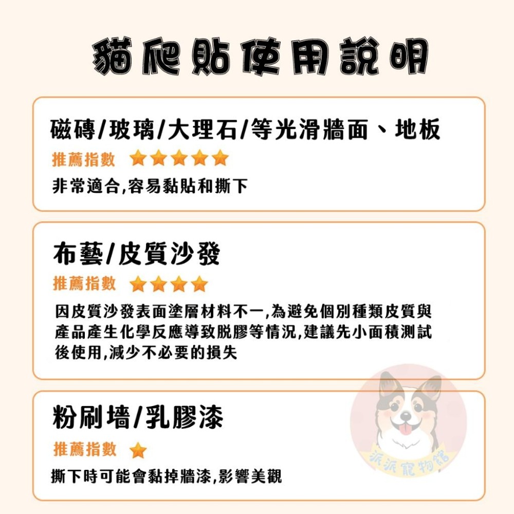 貓咪攀爬牆貼🐱 貓咪牆貼 貓抓板 貓抓墊 貓爬墊 防貓抓 沙發貼 牆角蹭毛器 耐磨 攀爬貼 摩爪 貓咪用品 貓用品 貼紙-細節圖4