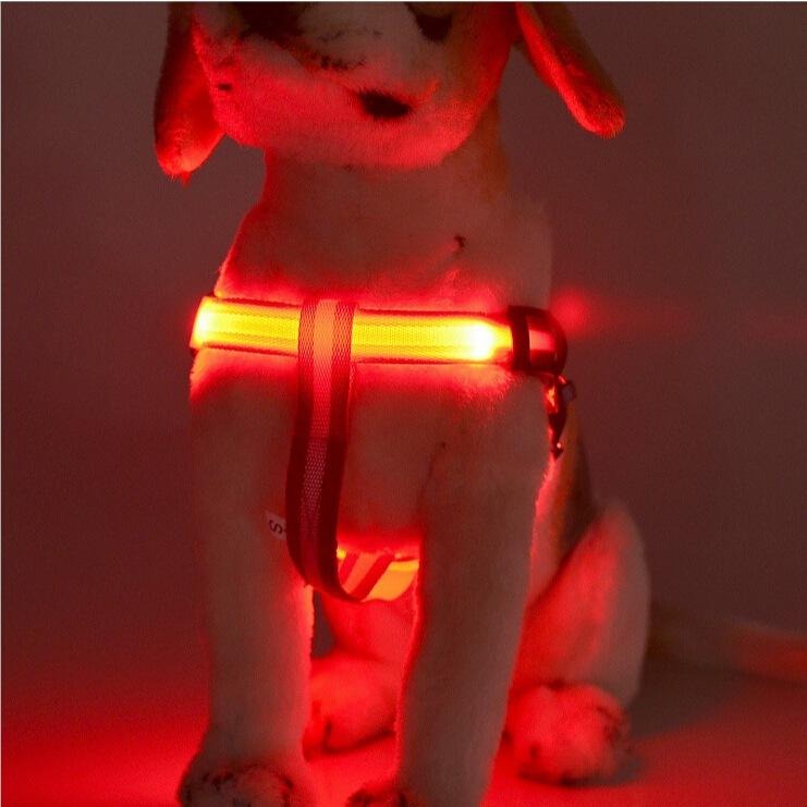 ⚡️LED發光胸背帶⚡️ 狗胸背帶 胸背帶 寵物胸背帶 寵物背帶 大型犬胸背帶 小型犬泰迪臘腸狗中型犬胸背帶寵物胸背柴犬-細節圖2