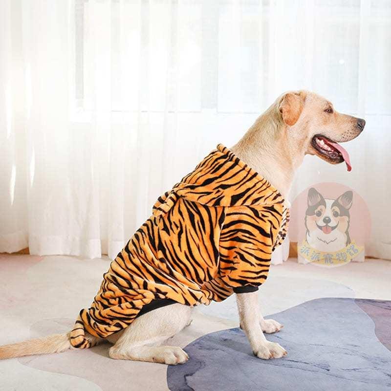 小老虎衣服🐯 狗狗衣服 狗衣服 寵物衣服 大狗衣服 寵物服飾 小狗衣服 黃金獵犬薩摩耶幼犬幼貓柯基貴賓狗臘腸狗柴犬衣服-細節圖2