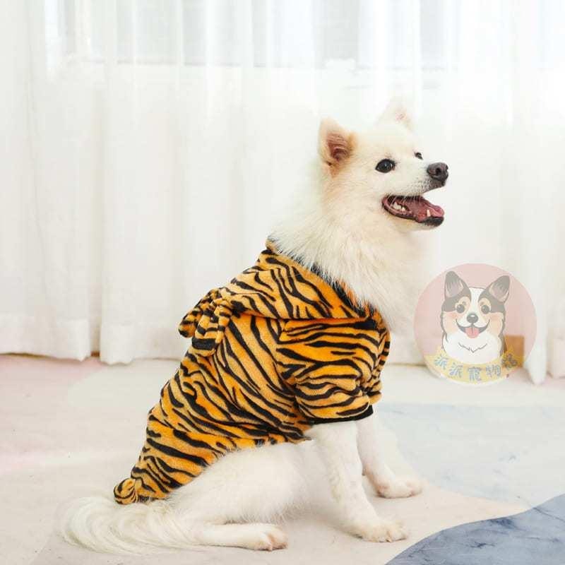 小老虎衣服🐯 狗狗衣服 狗衣服 寵物衣服 大狗衣服 寵物服飾 小狗衣服 黃金獵犬薩摩耶幼犬幼貓柯基貴賓狗臘腸狗柴犬衣服-細節圖5