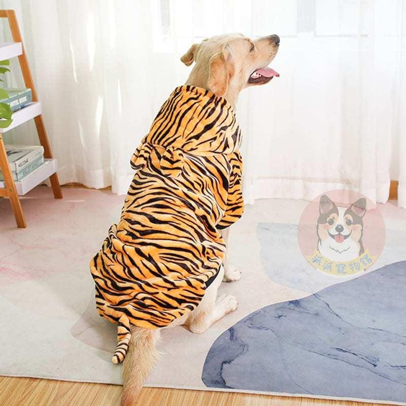 小老虎衣服🐯 狗狗衣服 狗衣服 寵物衣服 大狗衣服 寵物服飾 小狗衣服 黃金獵犬薩摩耶幼犬幼貓柯基貴賓狗臘腸狗柴犬衣服-細節圖6