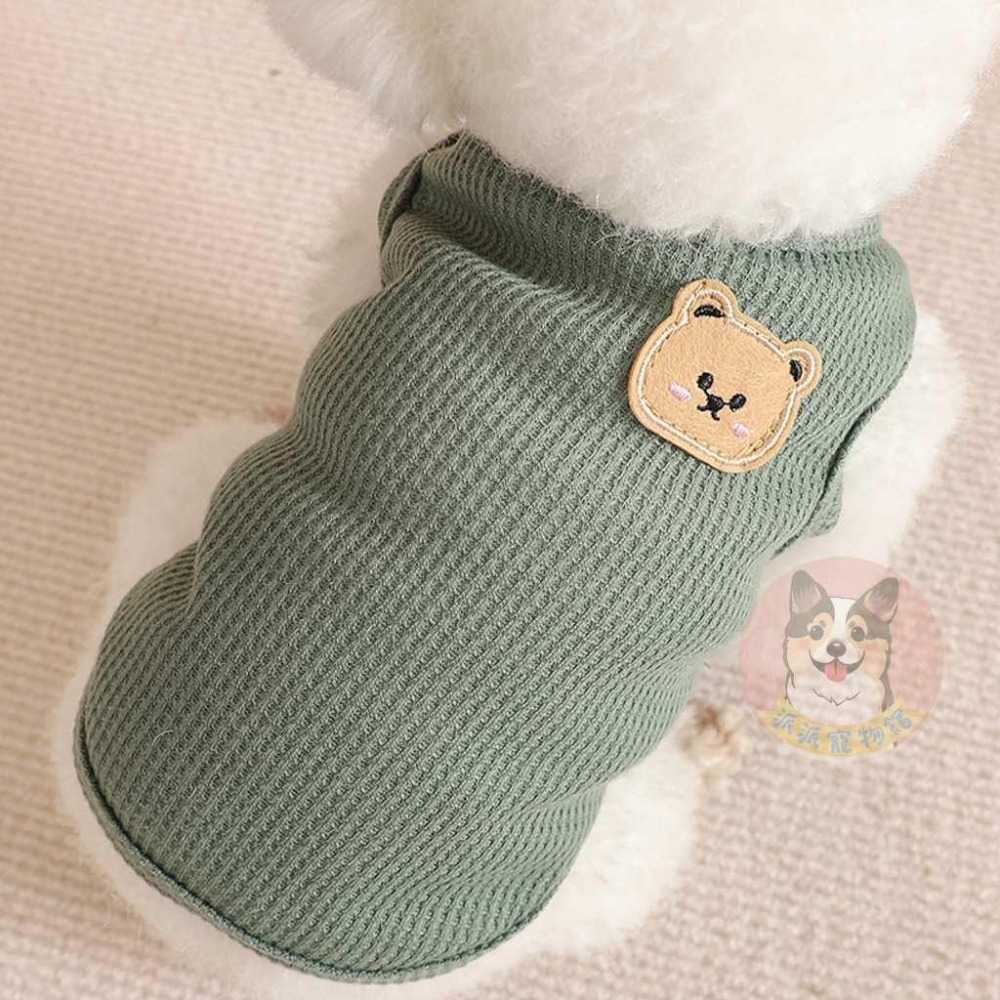 🐻小熊背心🐻 狗衣服 狗狗背心 狗狗衣服 寵物衣服 貓咪衣服 小狗衣服 夏天幼犬幼貓博美吉娃娃貴賓狗比熊臘腸狗背心衣服-細節圖6