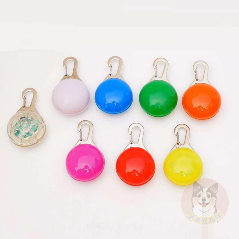 警示燈💡 發光小吊墜🌞 寵物發光吊墜 狗狗散步 夜間 遛狗 寵物燈 遛狗電燈 項圈燈 發光吊飾LED寵物發光項圈 狗狗燈-細節圖3