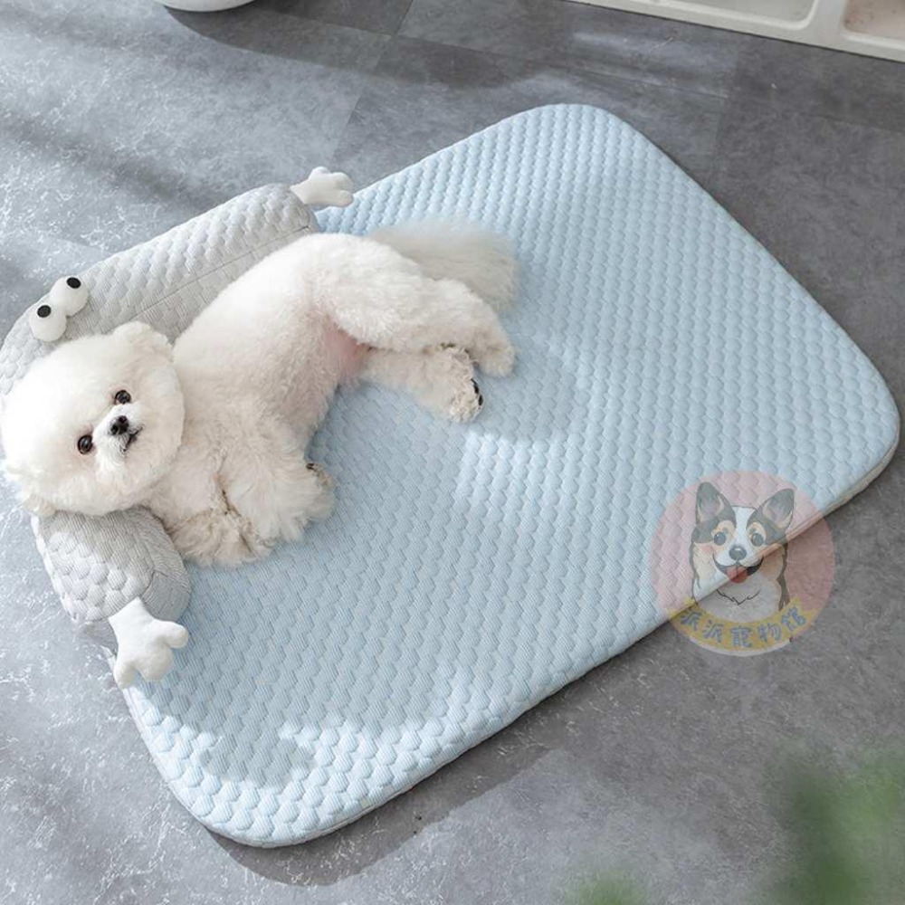 造型冷感窩💦 狗窩 夏天狗窩 寵物窩 貓咪窩 狗床 寵物床 貓窩 狗狗窩 涼感窩 睡窩 寵物涼窩 寵物狗狗涼墊寵物睡墊-細節圖6