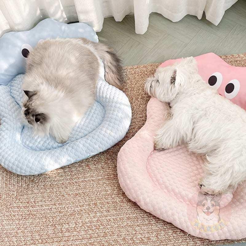 造型冷感窩💦 狗窩 夏天狗窩 寵物窩 貓咪窩 狗床 寵物床 貓窩 狗狗窩 涼感窩 睡窩 寵物涼窩 寵物狗狗涼墊寵物睡墊-細節圖8