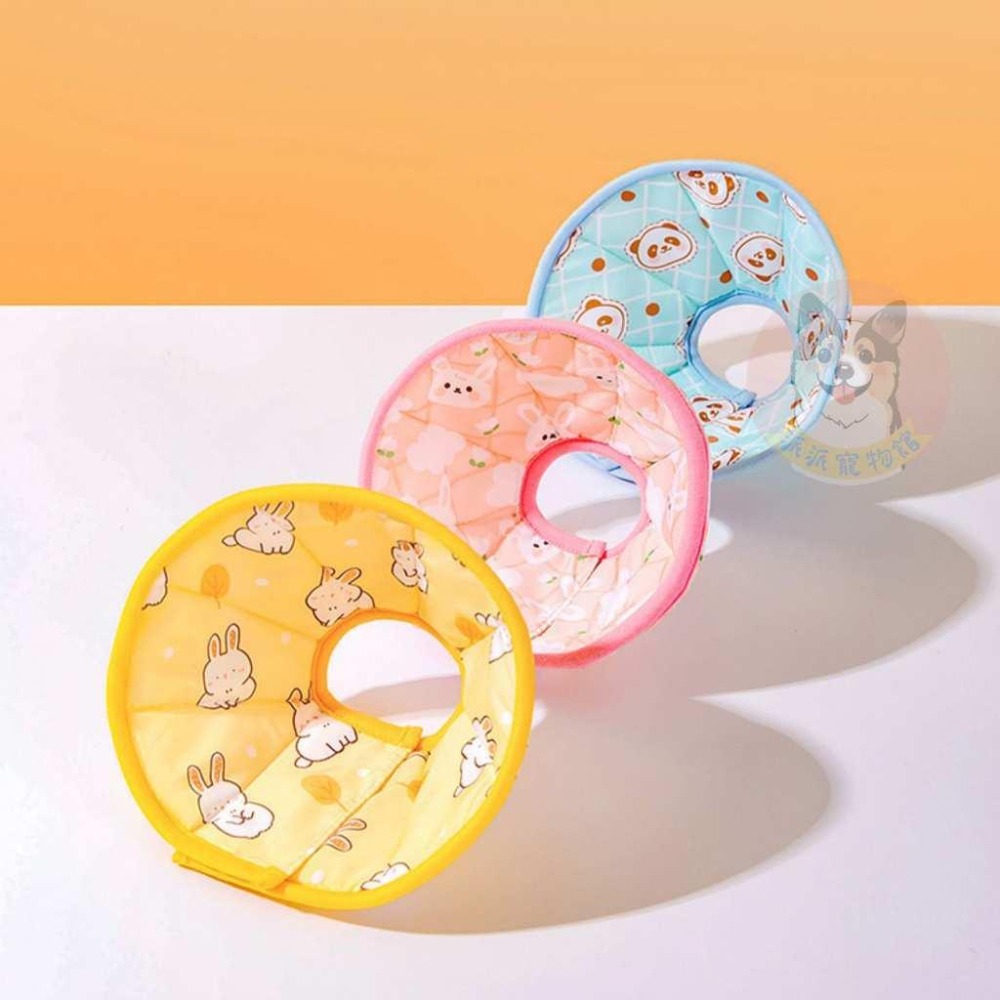 🇹🇼現貨 🐰滿版防舔頭套🐰 寵物頭套 狗狗頭套 狗頭套 貓頭套 貓咪頭套 伊莉莎白頭套 防咬防舔頭套羞恥甜甜圈寵物用品-細節圖4