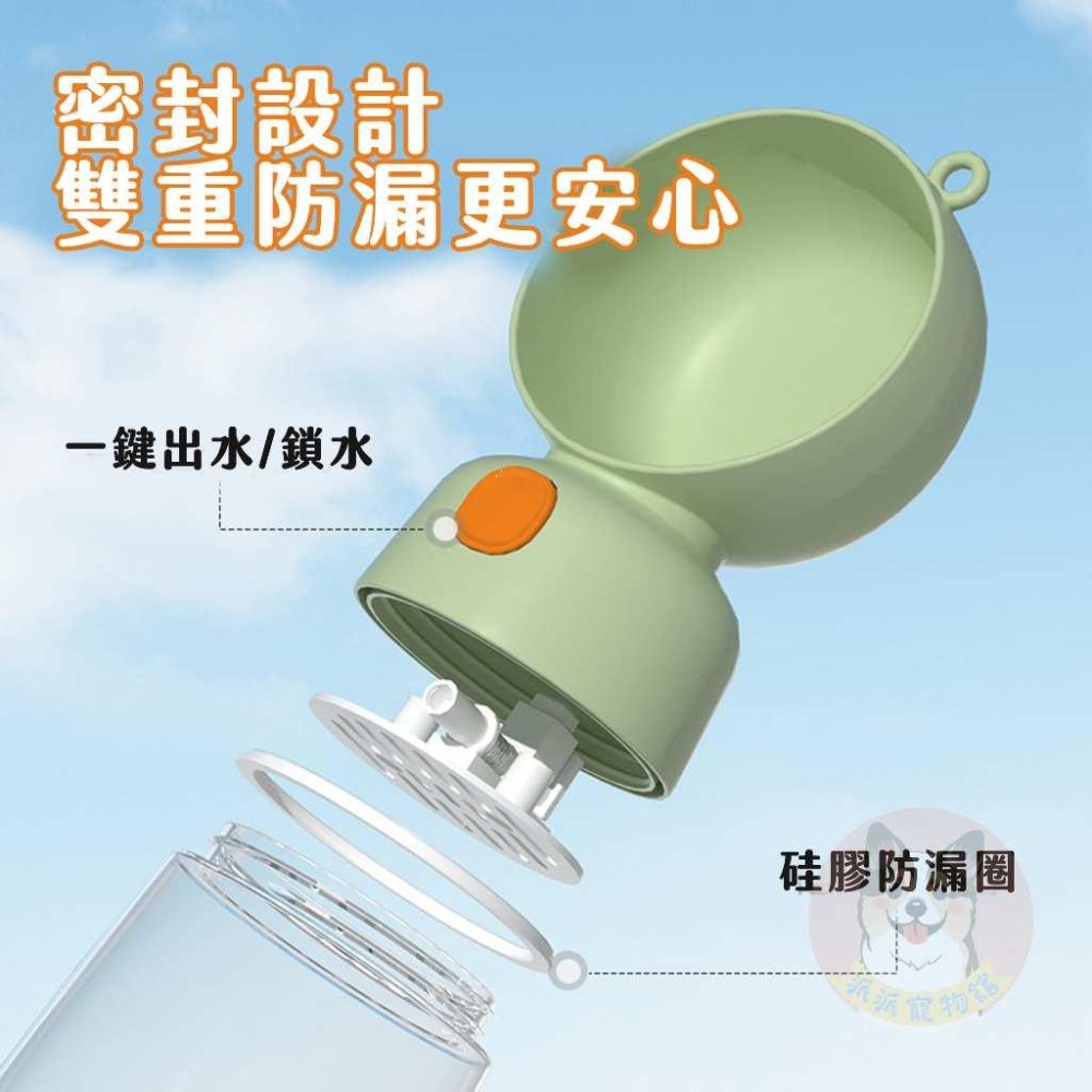簡約外出水壺🍃 寵物水壺 狗狗水壺 狗水壺 寵物隨行杯 狗狗喝水 寵物水杯 寵物喝水狗外出水杯寵物用品狗用品狗狗用品-細節圖2