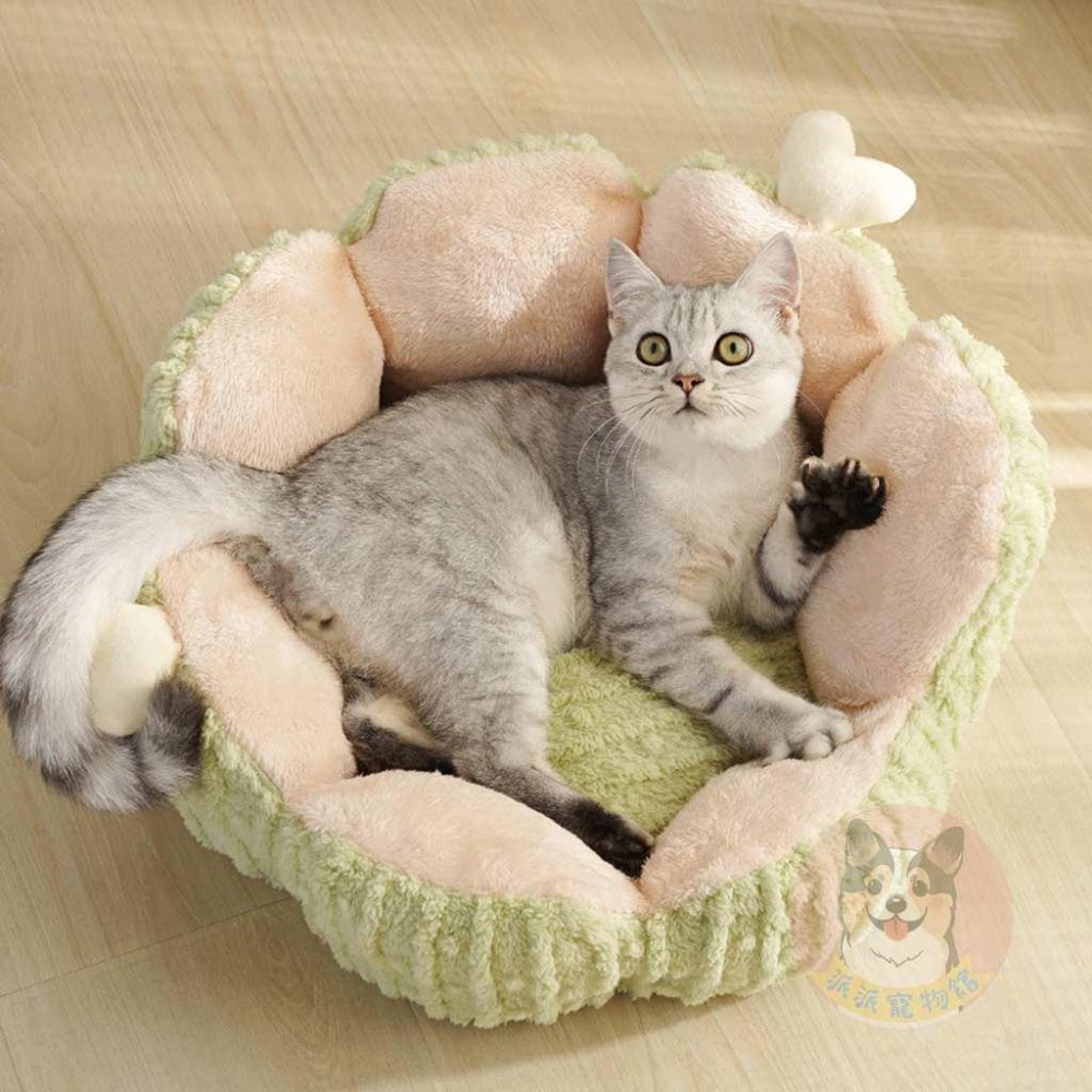 🌵仙人掌貓窩🌵 貓窩 狗窩 寵物窩 窩 寵物床 狗床 寵物睡墊 寵物墊子 寵物墊 狗狗床 貓床 寵物睡窩 貓咪窩 貓咪-細節圖3