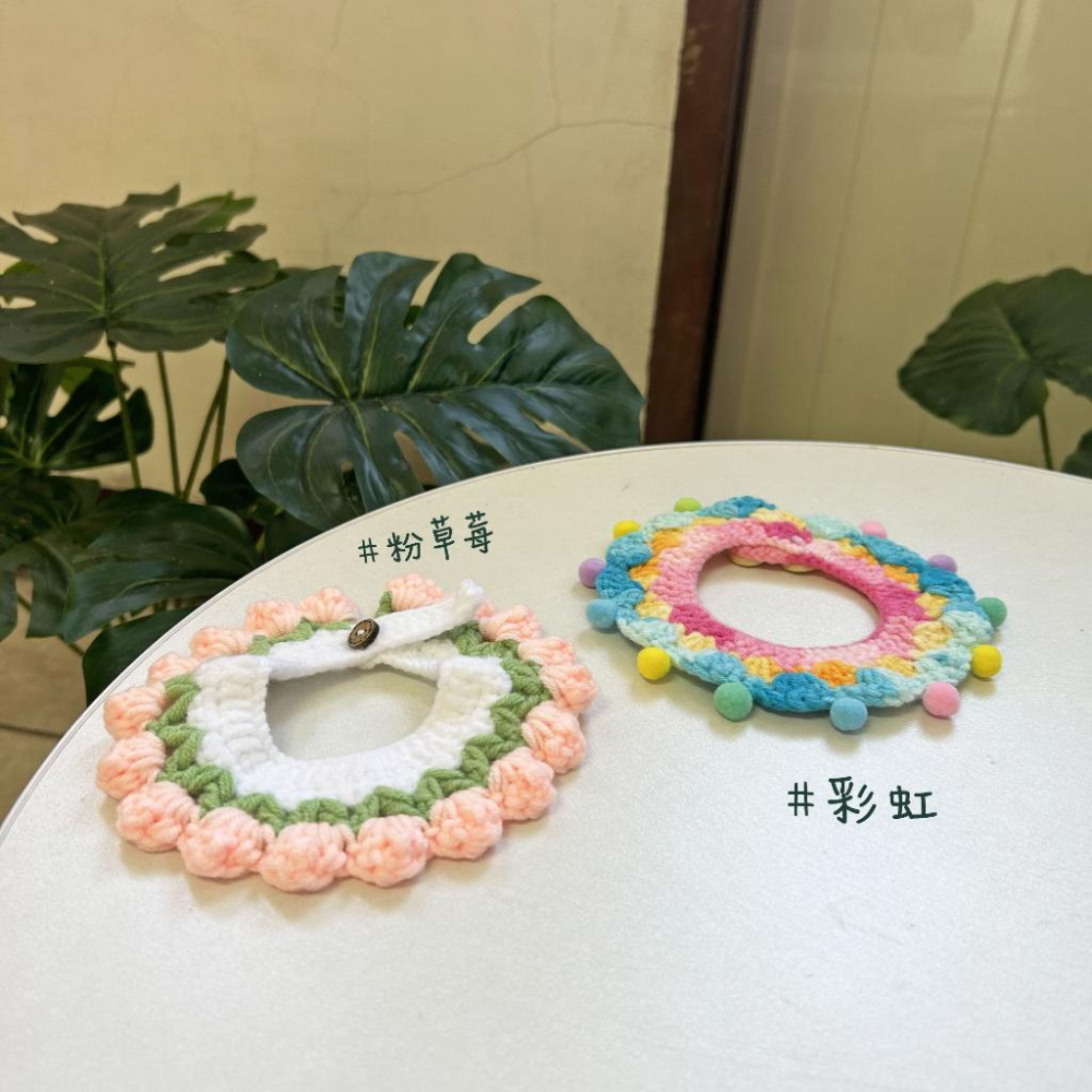 🌼毛線針織圍脖🌼 貓咪圍脖 貓咪領巾 貓領巾 貓咪圍巾 貓項圈 貓咪項圈 寵物項圈  寵物頸圈 狗狗寵物圍巾毛線項圈圍脖-細節圖5