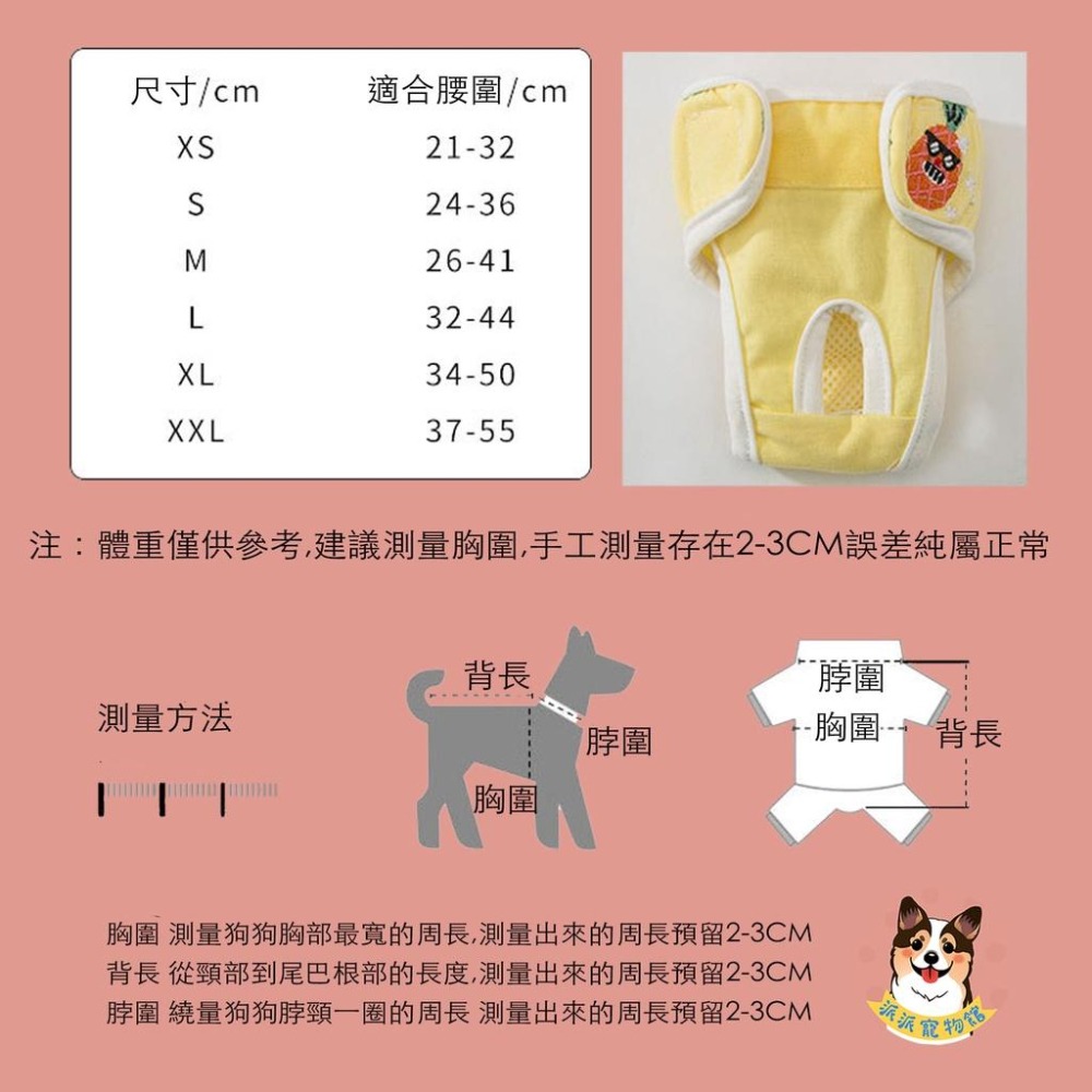 🍓狗狗生理褲🍍 寵物生理褲 狗生理褲 狗狗尿布 狗尿布 寵物尿布 母狗生理褲 母狗尿布 母狗 狗狗用品 寵物用品狗用品-細節圖2