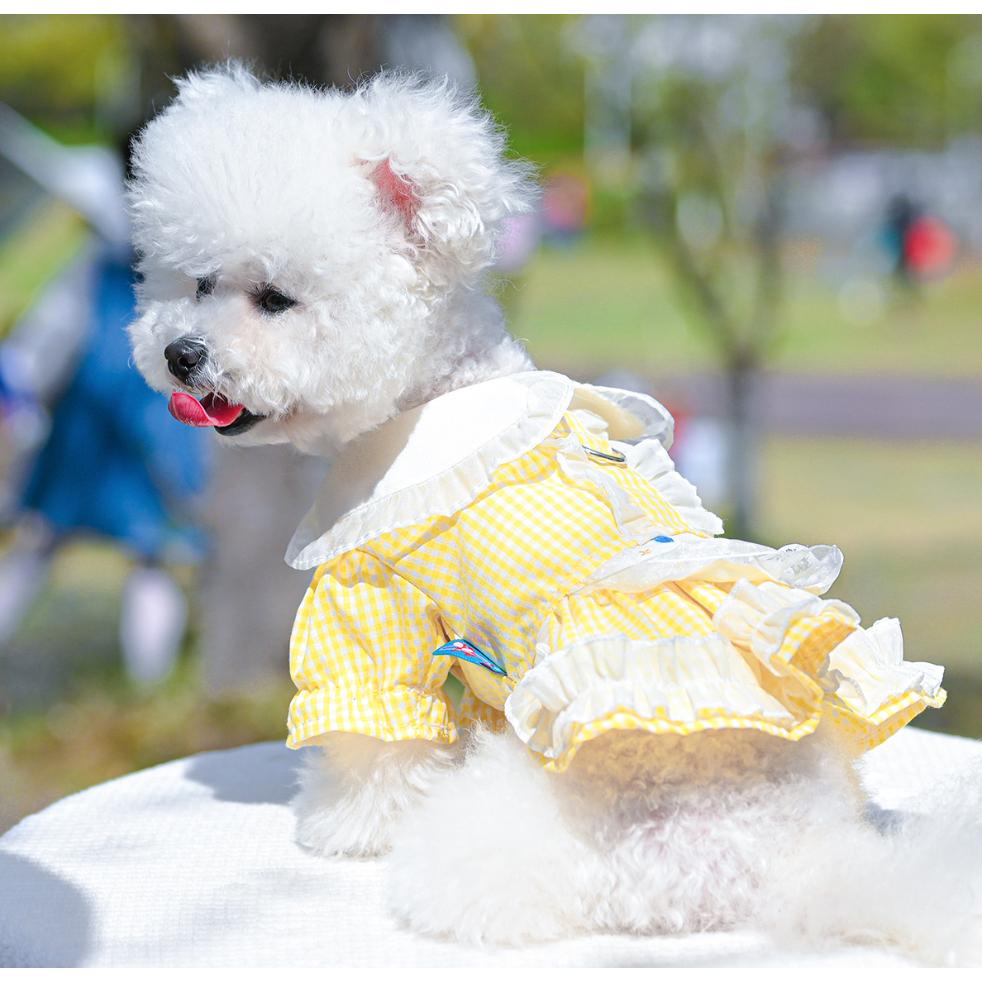 🌺寵物連身裙🌺 寵物衣服 狗衣服 貓衣服 狗狗衣服 貓咪衣服 寵物服飾寵物裙子狗衣服小型犬小狗衣服博美比熊幼犬幼貓衣服-細節圖6