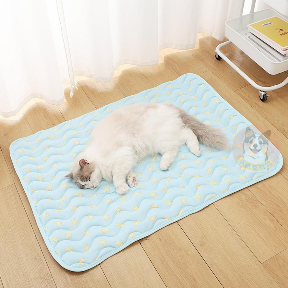 寵物冰絲涼感墊⚡️ 寵物涼墊 寵物涼感墊 寵物墊 狗涼墊 寵物地墊 貓涼墊 貓咪涼墊 貓墊 狗窩 狗狗涼墊狗墊寵物冰墊-細節圖7