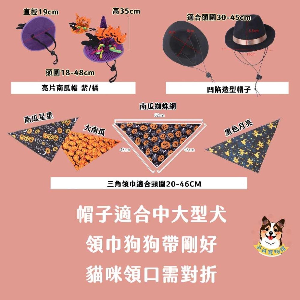 🪓萬聖節變裝🎃 寵物帽子 寵物領巾 寵物斗篷 寵物萬聖節 寵物披風 狗狗帽子 貓咪領巾 貓咪狗狗帽子 斗篷鈴鐺披風變裝-細節圖8