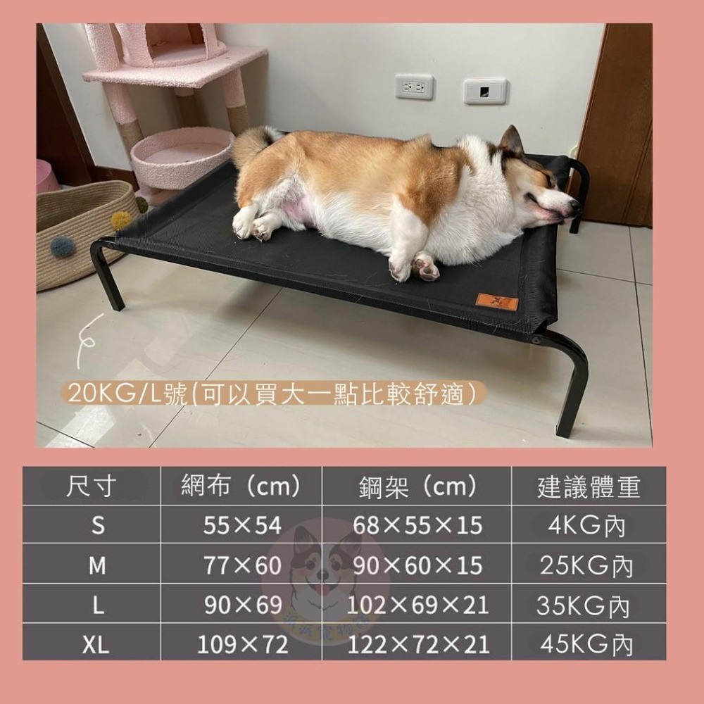 寵物行軍床💨 狗狗床 寵物透氣床 寵物床 行軍床 狗床 狗窩 寵物飛行床 寵物窩 狗狗窩 寵物散熱 寵物睡窩 狗狗 寵物-細節圖2