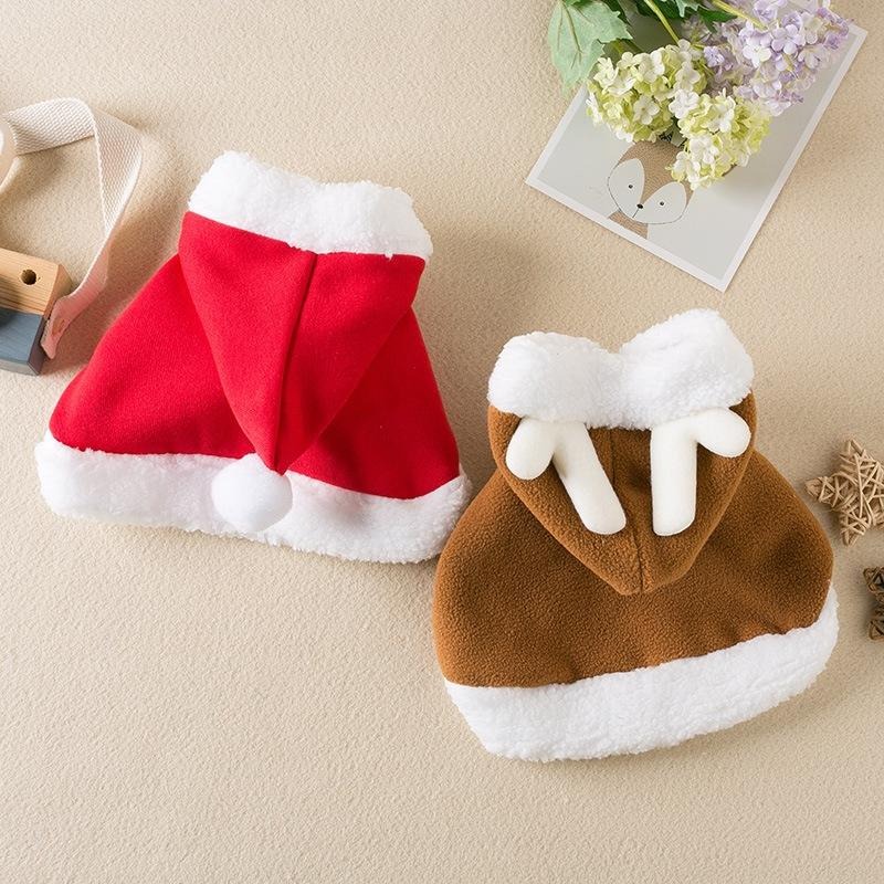 🎄聖誕小披風🎅 寵物配件 寵物披風 寵物斗篷 聖誕披風 聖誕斗篷 狗貓斗篷貓狗衣服寵物聖誕節狗披風貓披風聖誕節交換禮物-細節圖3