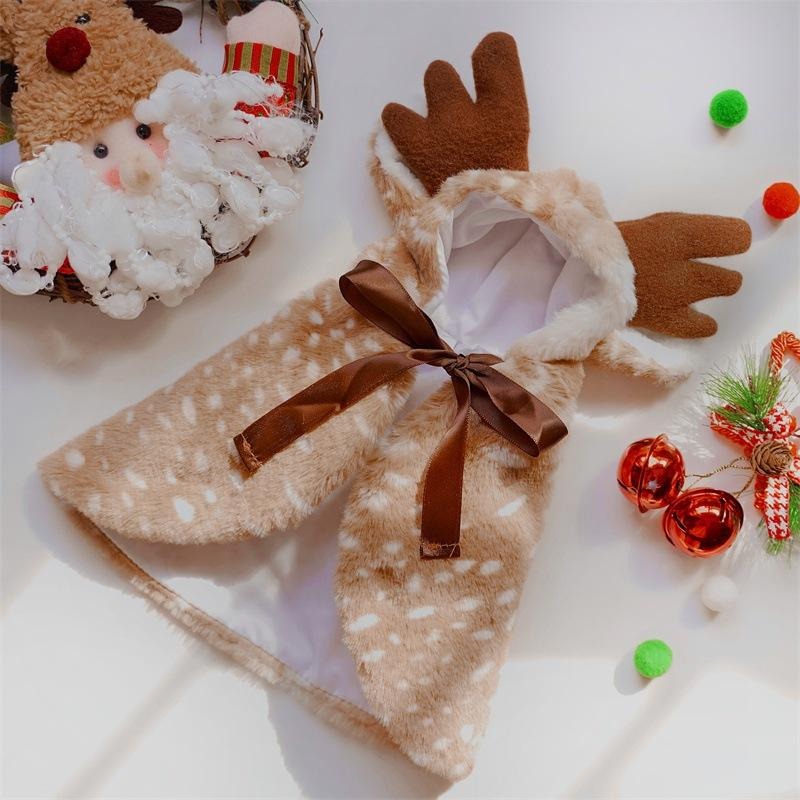 🎄聖誕小披風🎅 寵物配件 寵物披風 寵物斗篷 聖誕披風 聖誕斗篷 狗貓斗篷貓狗衣服寵物聖誕節狗披風貓披風聖誕節交換禮物-細節圖7