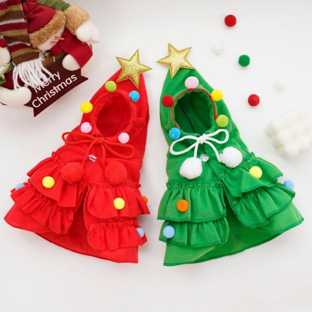 🎄聖誕小披風🎅 寵物配件 寵物披風 寵物斗篷 聖誕披風 聖誕斗篷 狗貓斗篷貓狗衣服寵物聖誕節狗披風貓披風聖誕節交換禮物-細節圖8