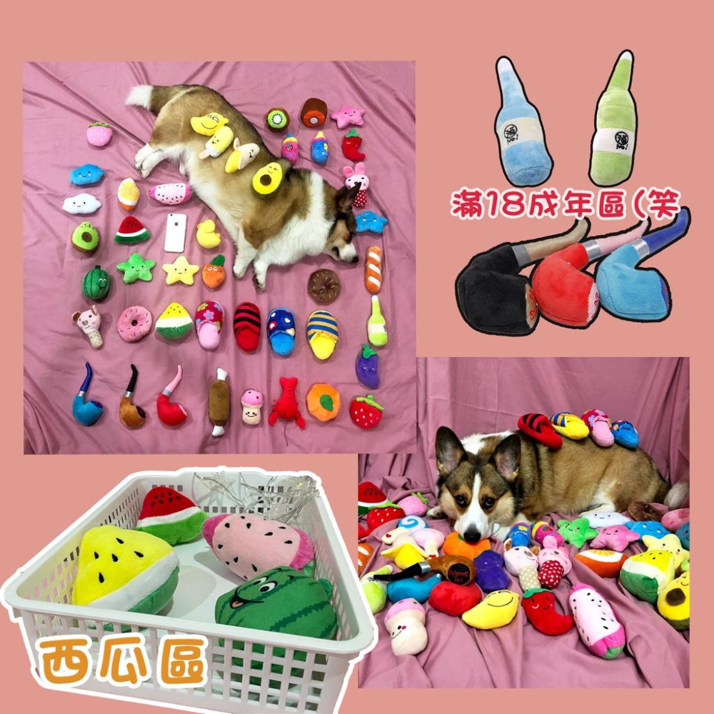 🥑狗狗小玩具🍓 狗狗玩具 寵物玩具 毛絨玩具 狗玩具 發聲玩具 幼犬玩具 寵物娃娃 小娃娃 小狗玩具 磨牙玩具 狗 玩具-細節圖5