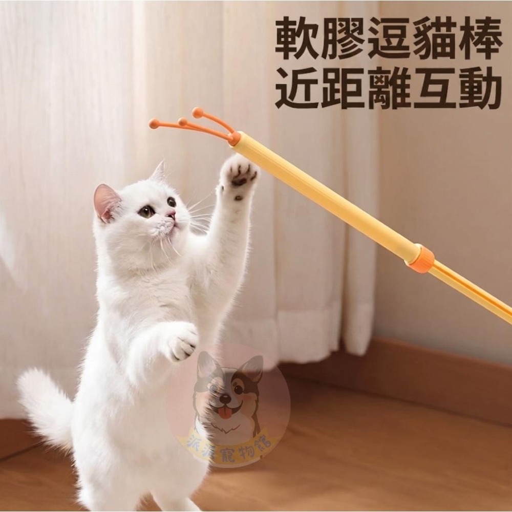 撓癢癢棒❤️ 貓咪用品 寵物用品 逗貓棒 貓咪抓癢 貓咪蹭癢 逗貓咪棒 貓咪梳毛 貓抓癢 貓用品 不撓人 撓癢棒 貓咪-細節圖5